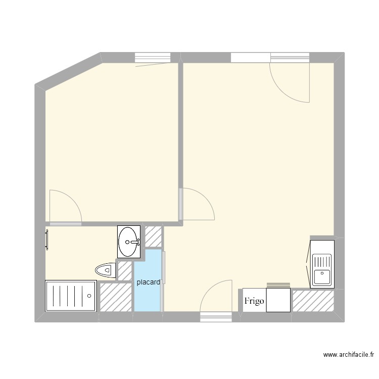 projet chambery. Plan de 0 pièce et 0 m2