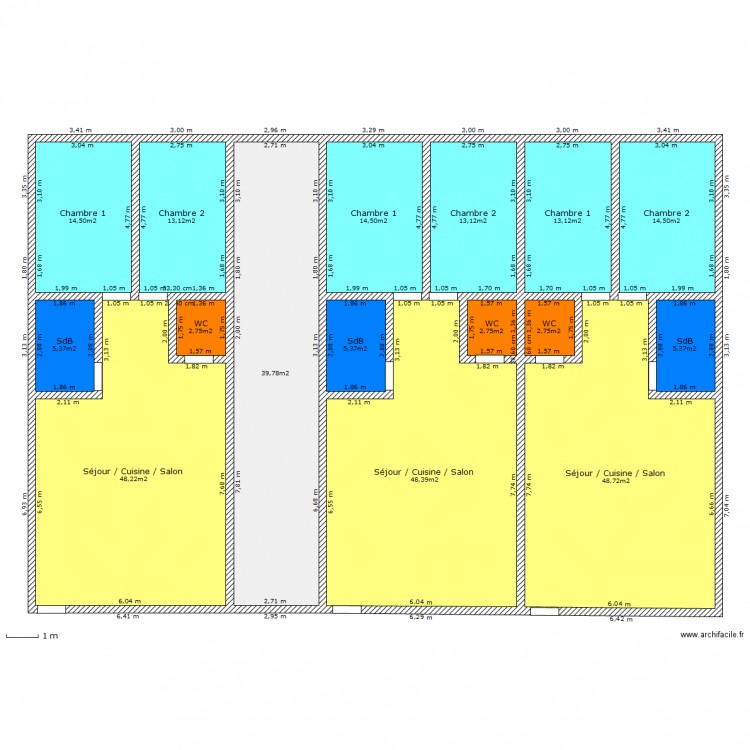 Appartements. Plan de 0 pièce et 0 m2