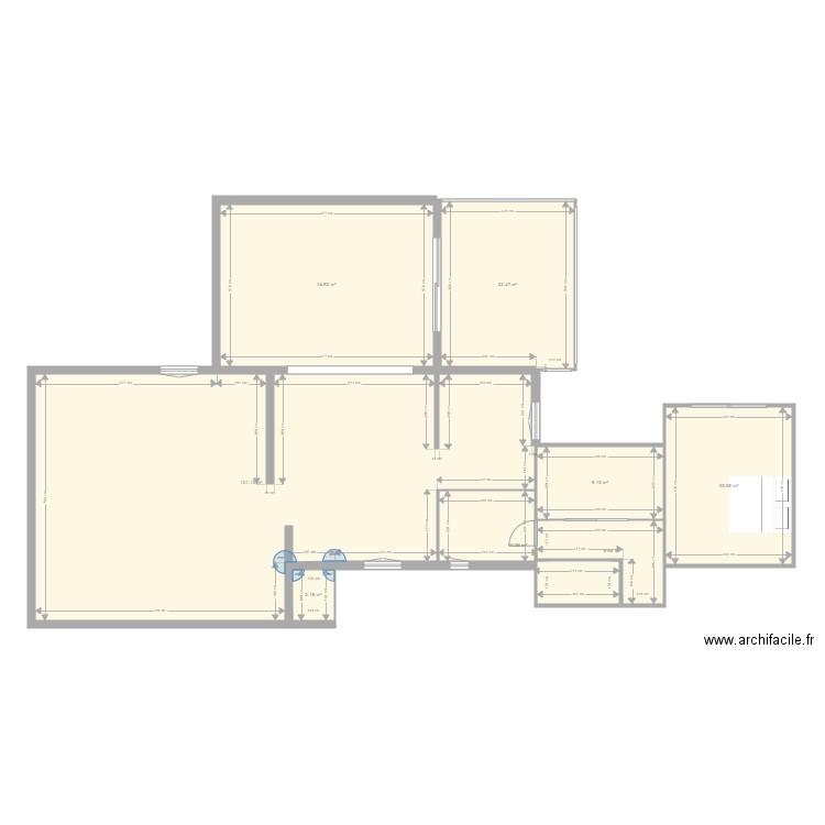 Agrandissement1. Plan de 0 pièce et 0 m2