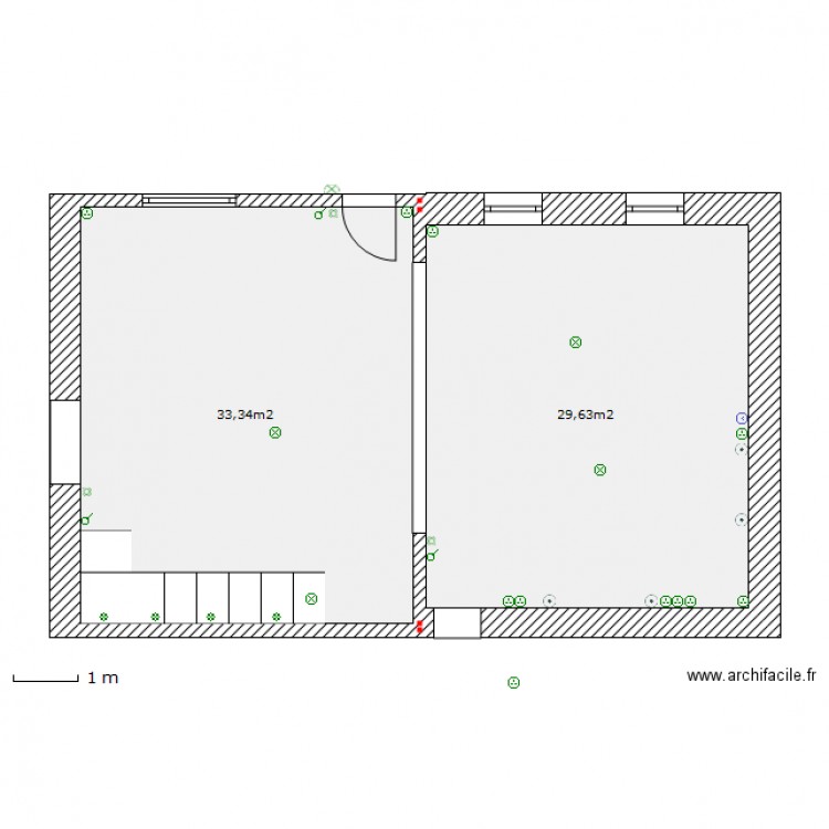 salle à manger cuisine aout 2014. Plan de 0 pièce et 0 m2