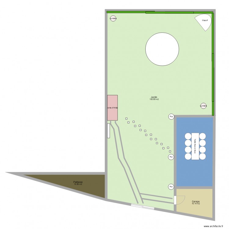 Fontaine. Plan de 0 pièce et 0 m2