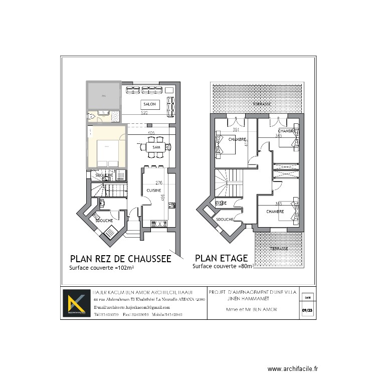 Jinen Hammamet. Plan de 0 pièce et 0 m2