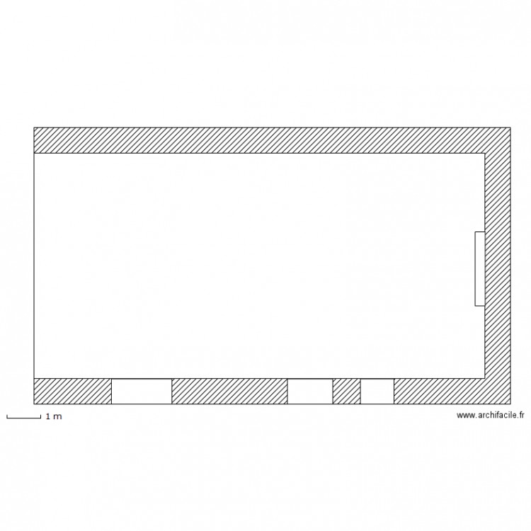 RDC ACTUEL. Plan de 0 pièce et 0 m2