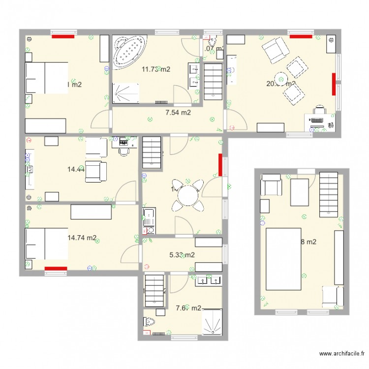 Ferme premier. Plan de 0 pièce et 0 m2