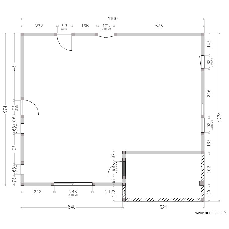 SCI APACL  ELEVATION. Plan de 2 pièces et 109 m2