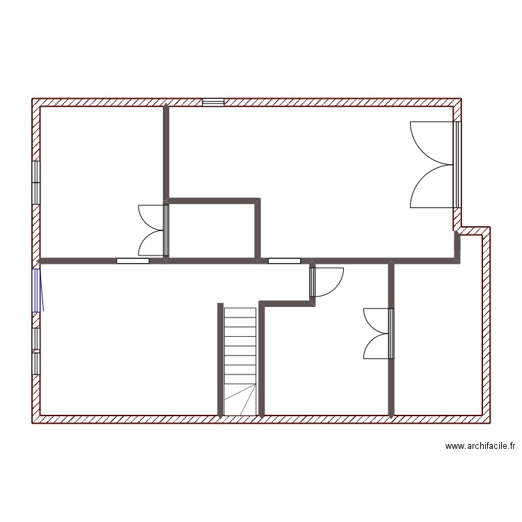 CHABBAN. Plan de 28 pièces et 211 m2