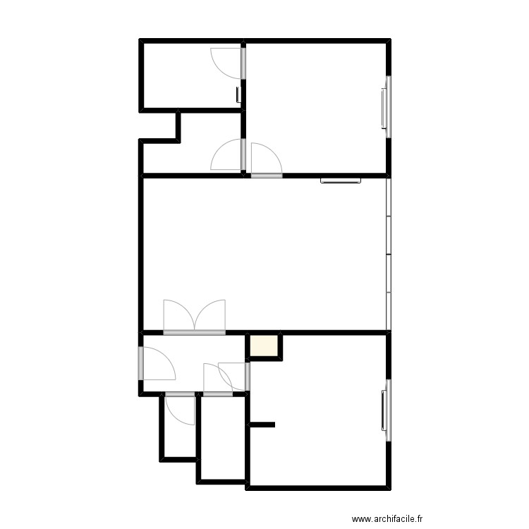 alexis. Plan de 9 pièces et 59 m2