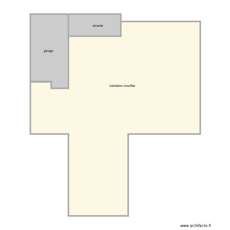 rénov 3cl gomez. Plan de 3 pièces et 120 m2