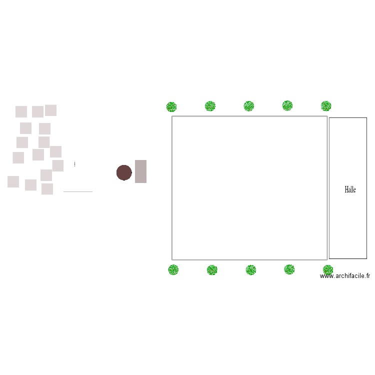 Fête Formerie. Plan de 1 pièce et 370 m2