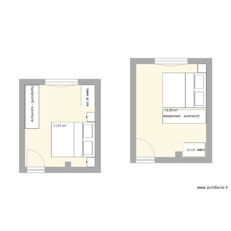 Schlieren 2.0. Plan de 2 pièces et 25 m2