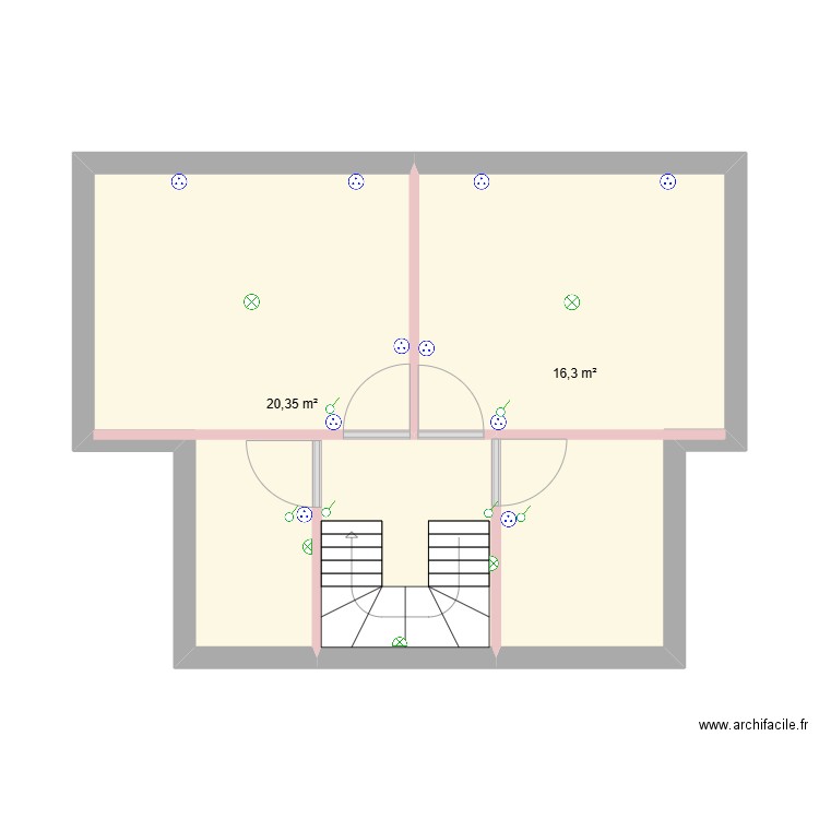 thiais 2eme. Plan de 2 pièces et 37 m2