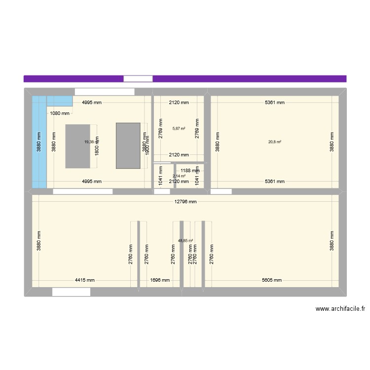 meyzieu4. Plan de 5 pièces et 97 m2