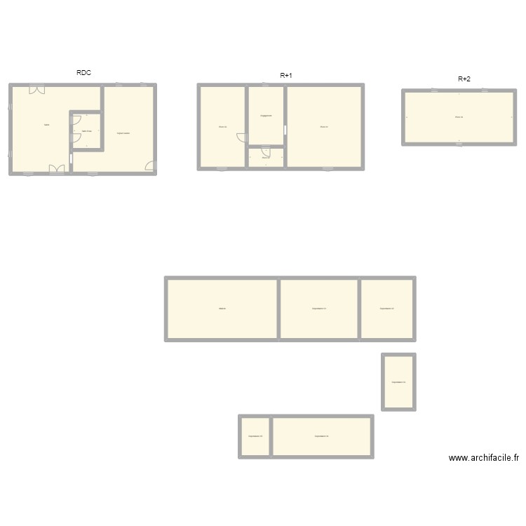 350601051A. Plan de 14 pièces et 438 m2