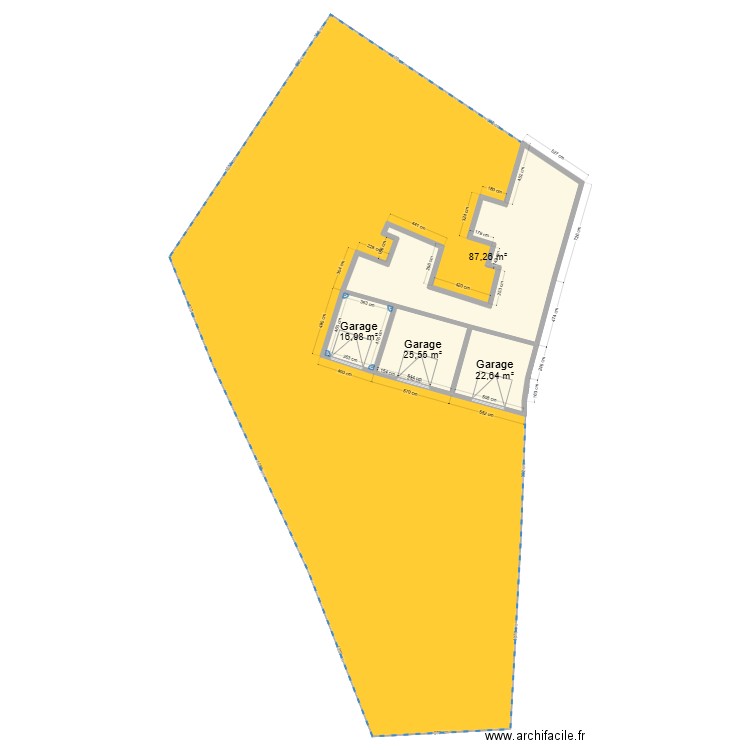 PC RODRIGUES-RAULT. Plan de 4 pièces et 152 m2