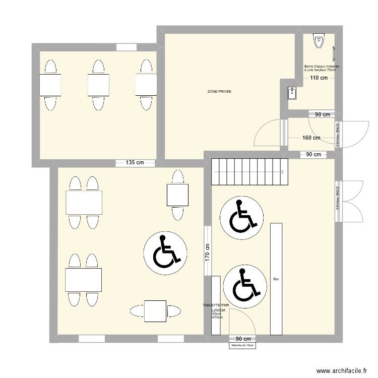 AU PETIT CREUX DE FRESNES. Plan de 6 pièces et 91 m2