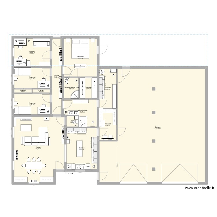 meublée 5 18 02 2025. Plan de 17 pièces et 471 m2