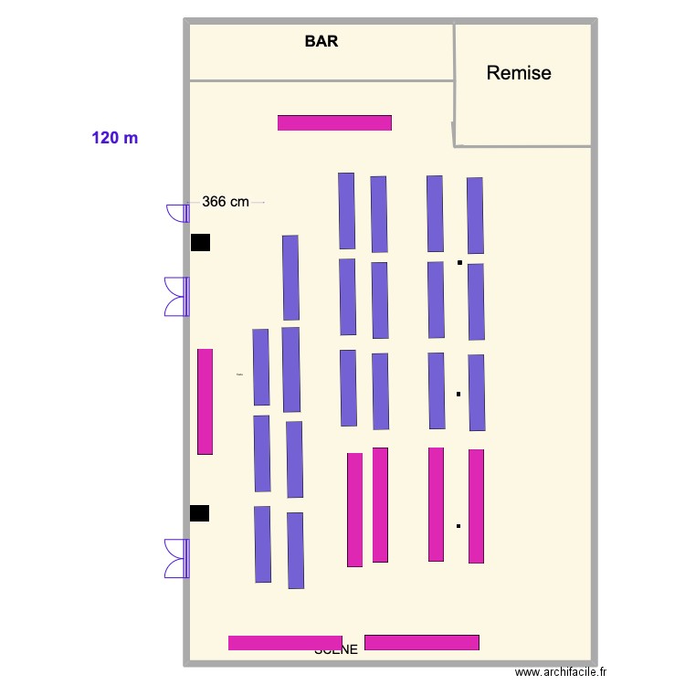 Espace Sologne Brocante 2025. Plan de 1 pièce et 569 m2