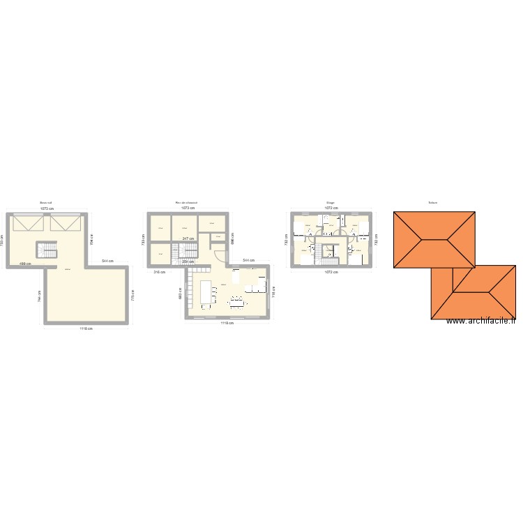 plan saint Pierre 3. Plan de 15 pièces et 333 m2