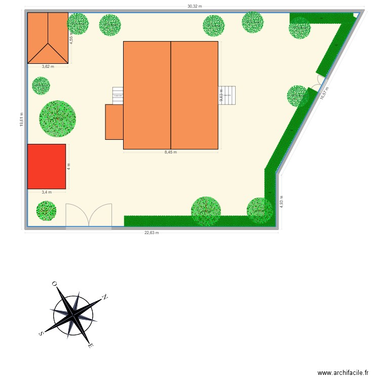 massedav. Plan de 1 pièce et 477 m2