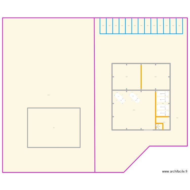 Servais V4. Plan de 22 pièces et 4822 m2