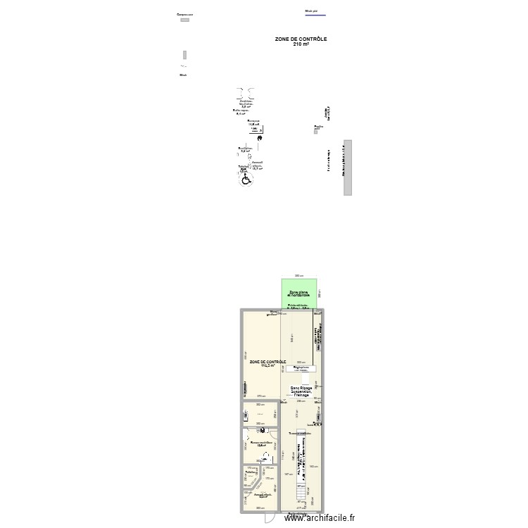 CCT VL  CTAM40 SAINT PIERRE DU MONT 40ELSA. Plan de 5 pièces et 154 m2