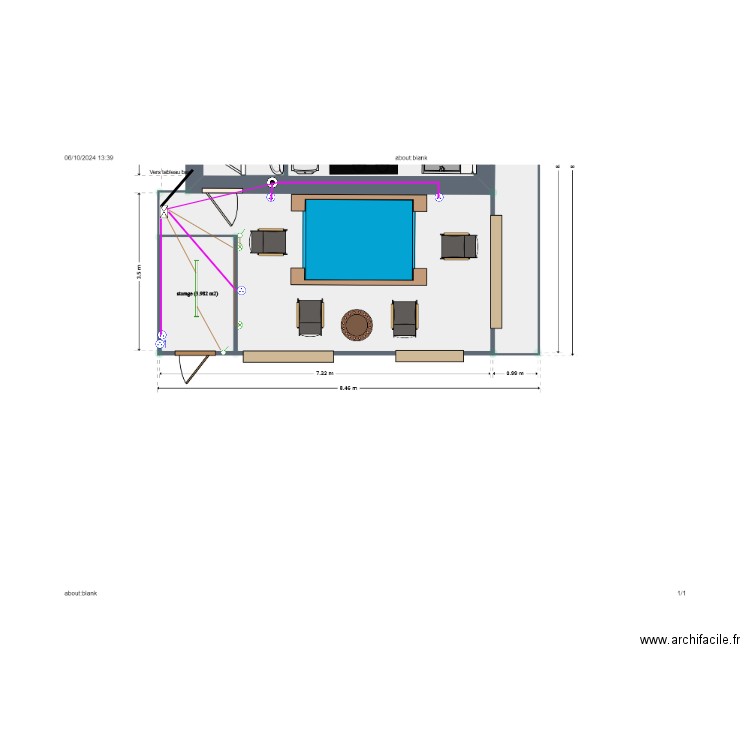 GR- ELEC - M2 - BAS EXT - BIS. Plan de 0 pièce et 0 m2