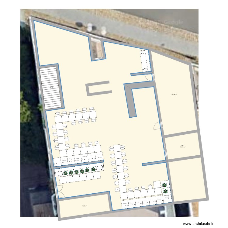 Macoha 000. Plan de 6 pièces et 309 m2