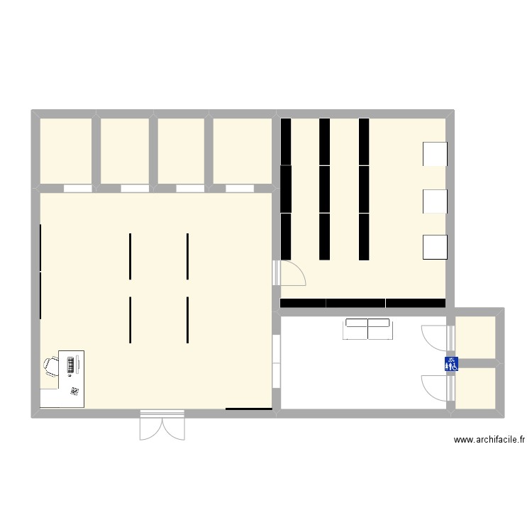 V1-SAE-Combizy. Plan de 8 pièces et 98 m2