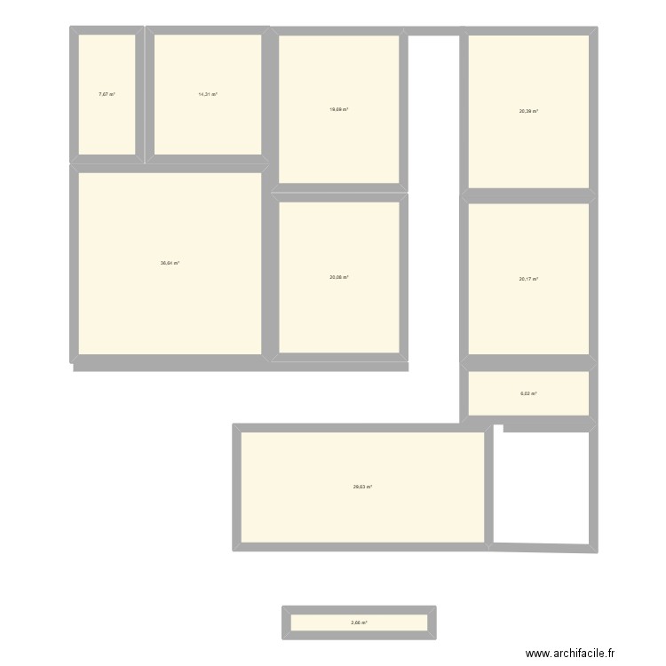 Mel 2. Plan de 10 pièces et 177 m2