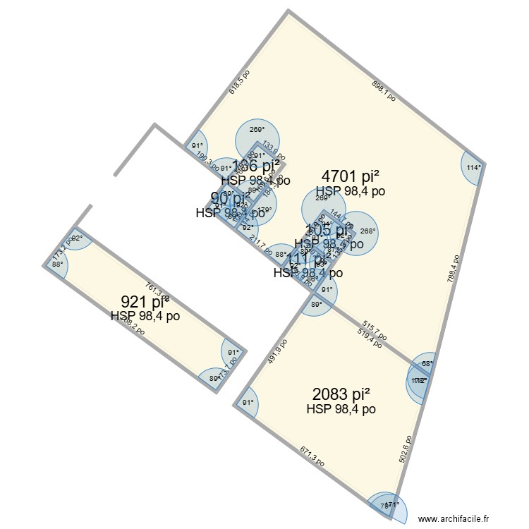 chartes repo . Plan de 7 pièces et 757 m2