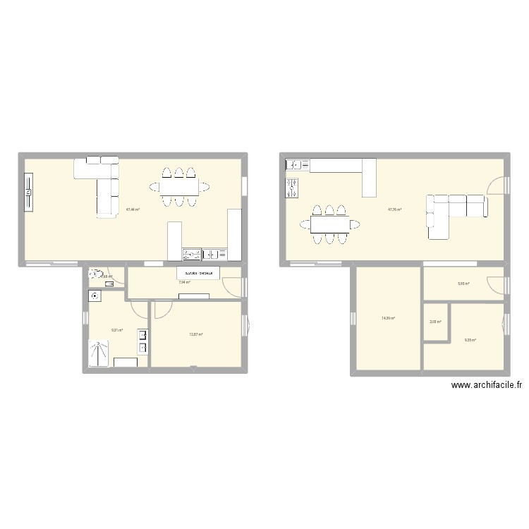 maison fenerol. Plan de 10 pièces et 159 m2