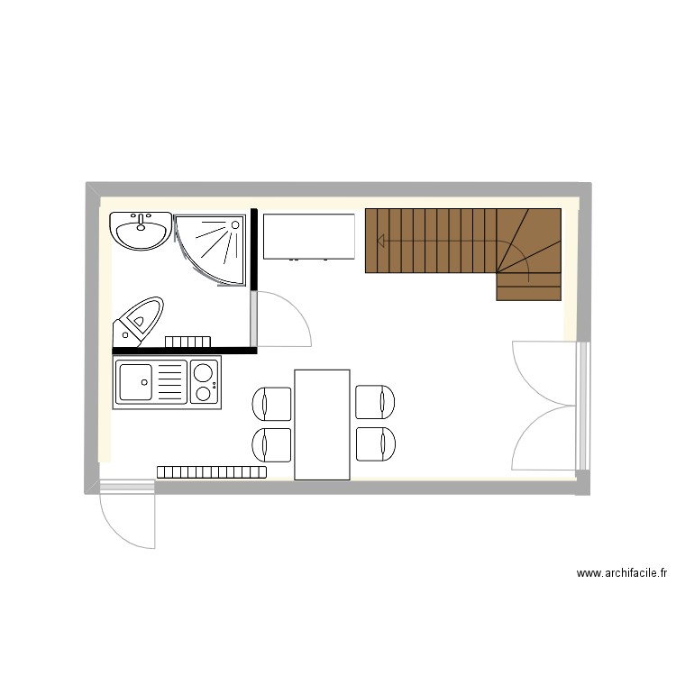 ch melissa. Plan de 0 pièce et 0 m2