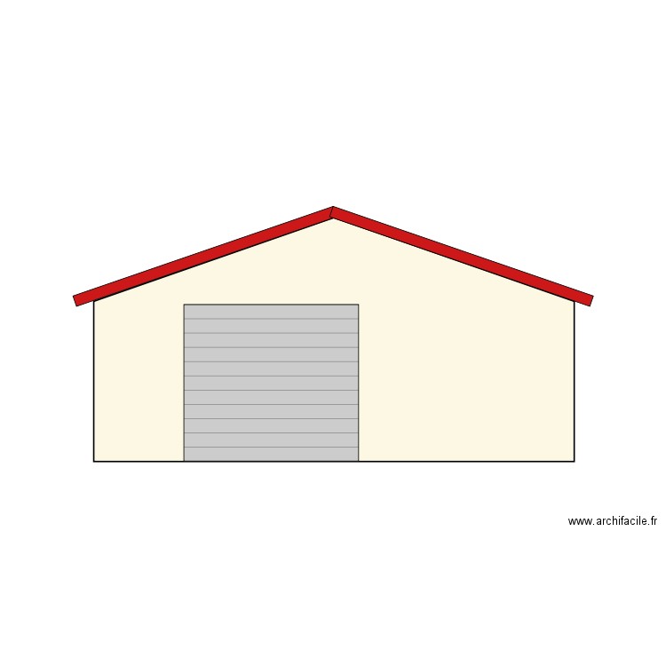 Extension - Pignon - Etat actuel. Plan de 0 pièce et 0 m2