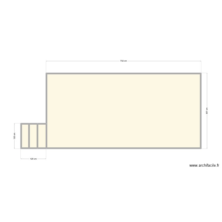 HANNE TERRASSE. Plan de 4 pièces et 26 m2