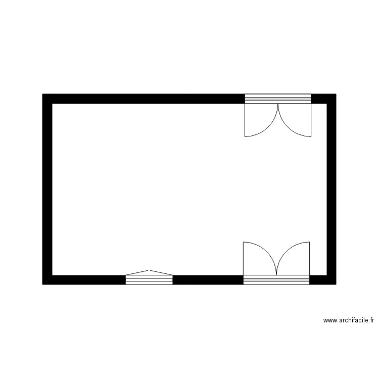 CHEVAILLIER. Plan de 4 pièces et 334 m2