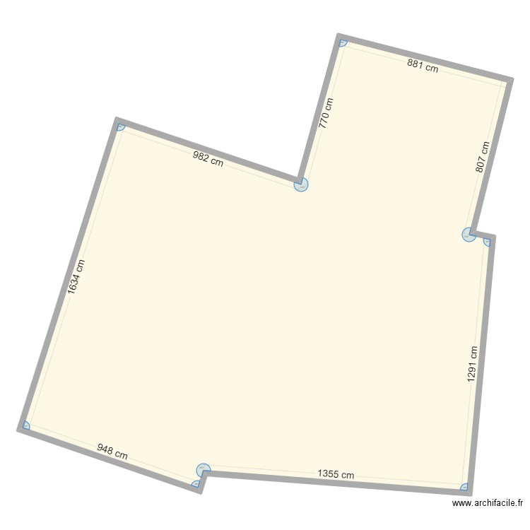 Cadastre AC 172 et AC 175. Plan de 1 pièce et 393 m2