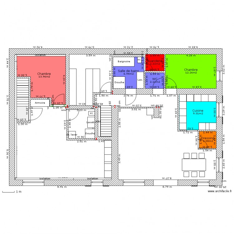 Etage 1. Plan de 0 pièce et 0 m2