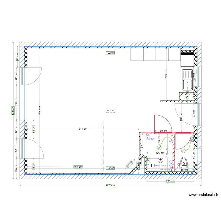 Lot 4 RDC modif Buanderie souhaitée. Plan de 0 pièce et 0 m2