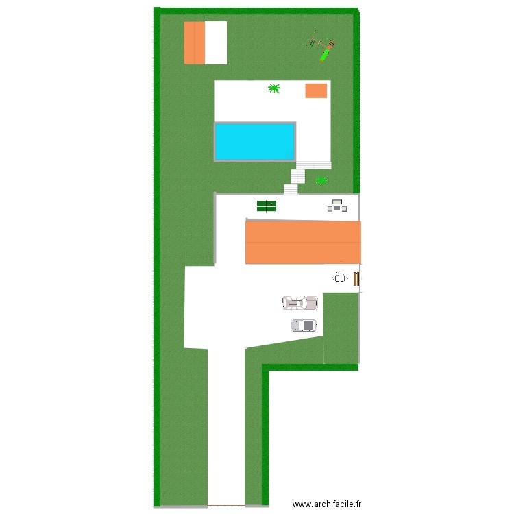 Plan de masse maison. Plan de 0 pièce et 0 m2