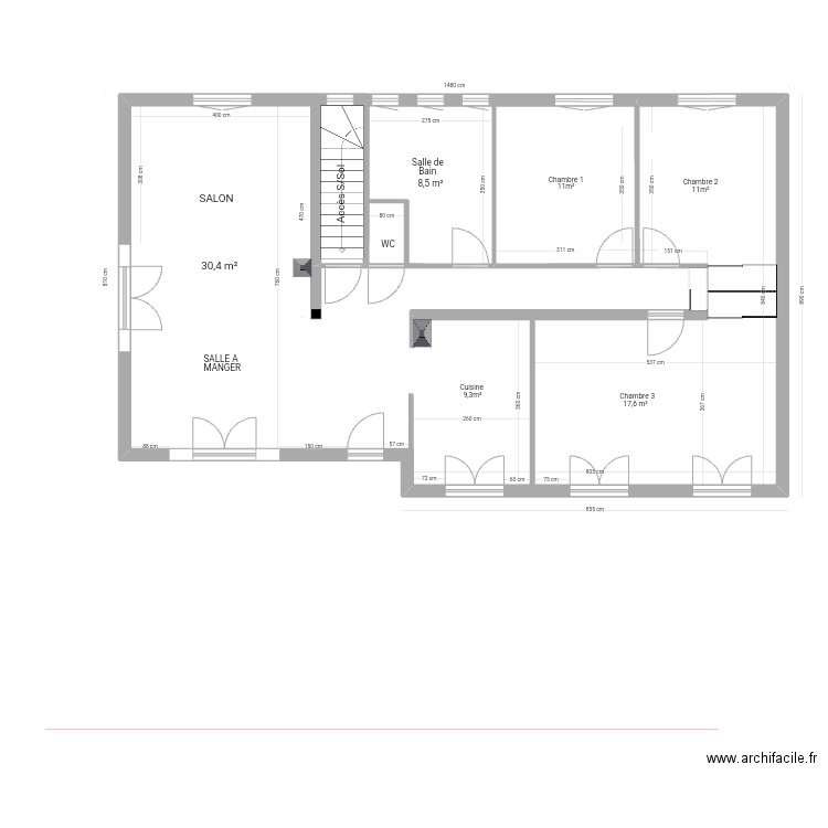 CHALAMONT 00. Plan de 0 pièce et 0 m2