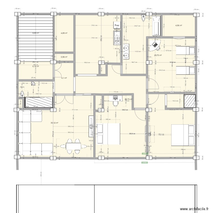 Plan 4. Plan de 0 pièce et 0 m2