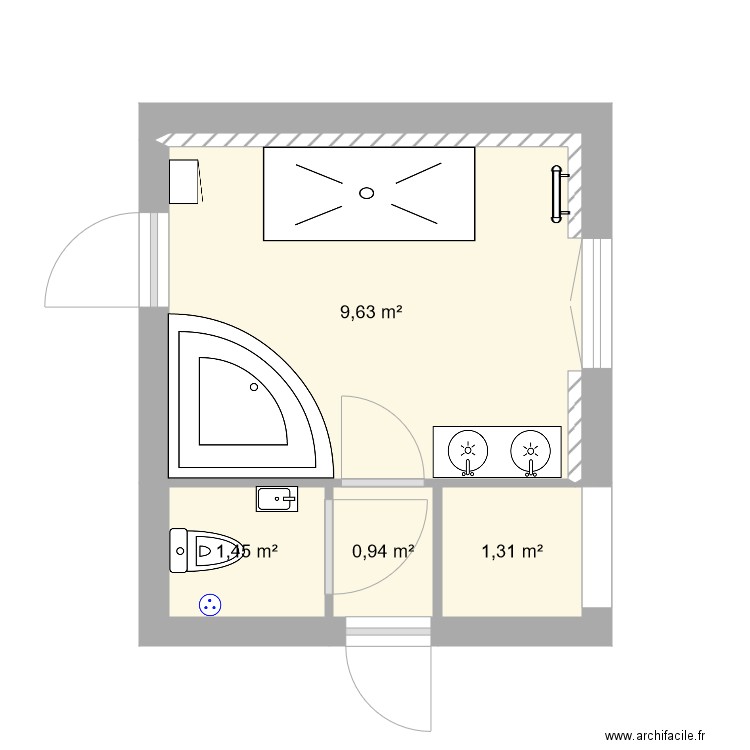 sdb1. Plan de 0 pièce et 0 m2