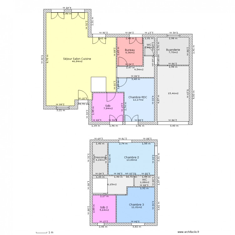 plan B étage isolé. Plan de 0 pièce et 0 m2