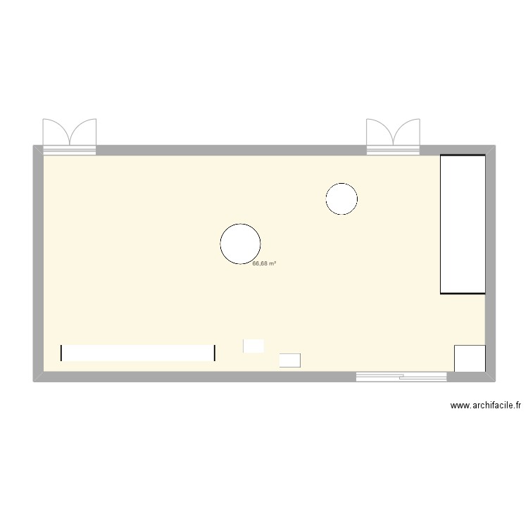 Décathlon. Plan de 0 pièce et 0 m2