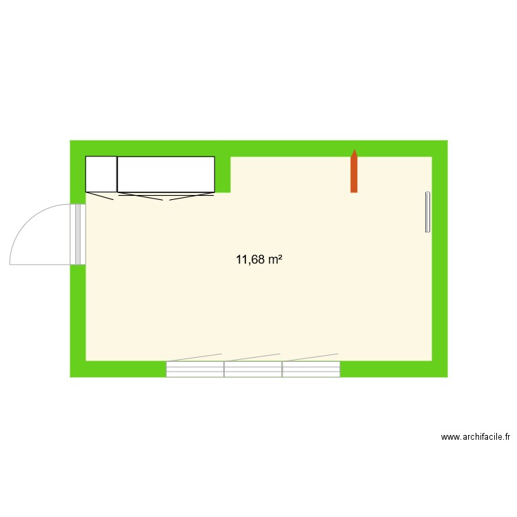 Cuisine Trébeurden  Fond de Plan . Plan de 0 pièce et 0 m2