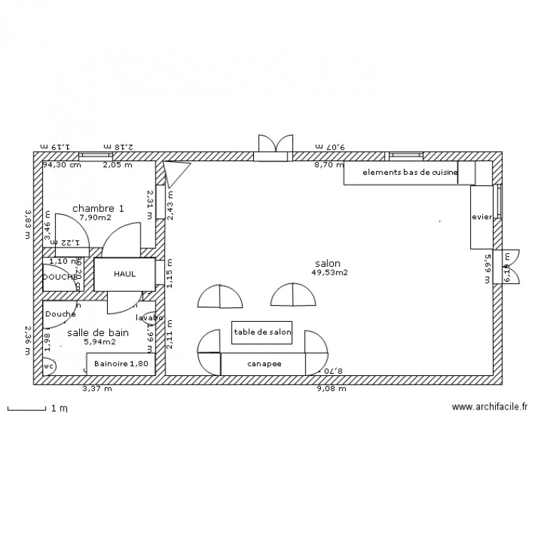 studio vide    s wwxccs cool. Plan de 0 pièce et 0 m2