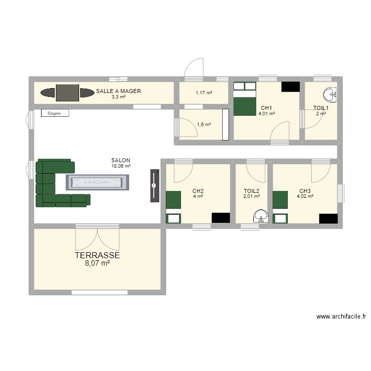 ESSAYE02. Plan de 0 pièce et 0 m2