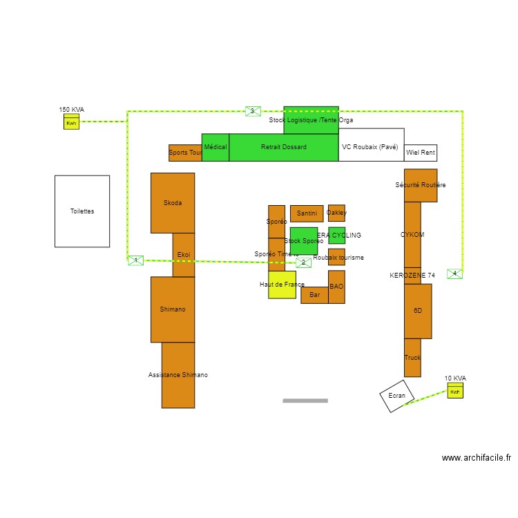 PRC. Plan de 0 pièce et 0 m2