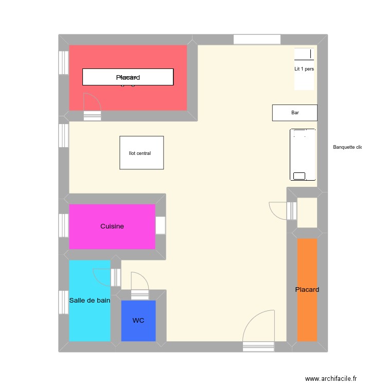 1Hortensias_appt13. Plan de 7 pièces et 43 m2