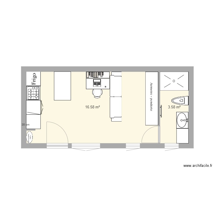 Plan intérieur test 1. Plan de 0 pièce et 0 m2